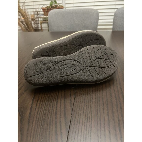 Croft & Barrow Sole Sense-ability  9Leather Flower Sandals Thongs - Picture 7 of 7